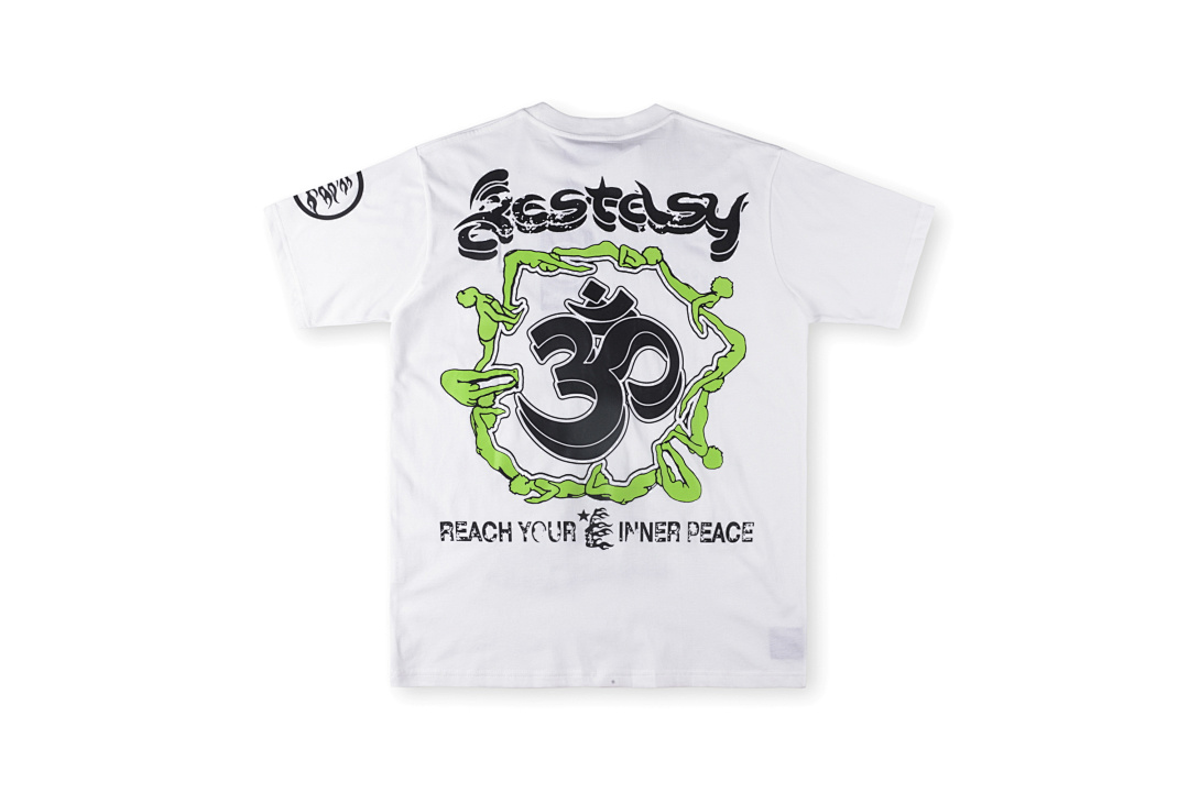 Hellstar 148 Hellstar Studios Yoga Tee Big Logo Ins High Short T White S-XL - Image 3