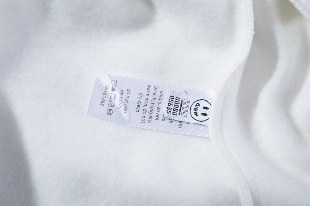 Off-White 218 Drew House 21Ss Mascot Deconstructed Hoodie Black Off White Pink S M L - Image 16