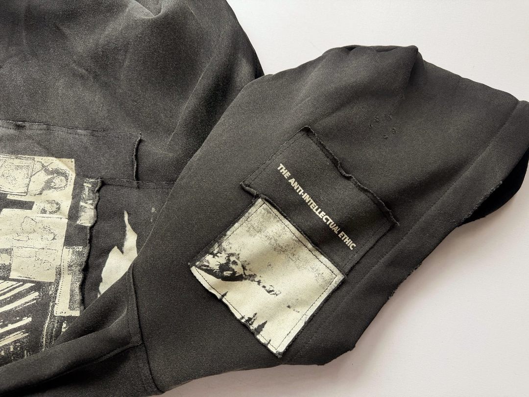 Enfants Riches Deprimes 298 Enfants Riches Deprimes / Sea Patch /12 Canvas Patchwork : S M L XL (Washed Black) - Image 10