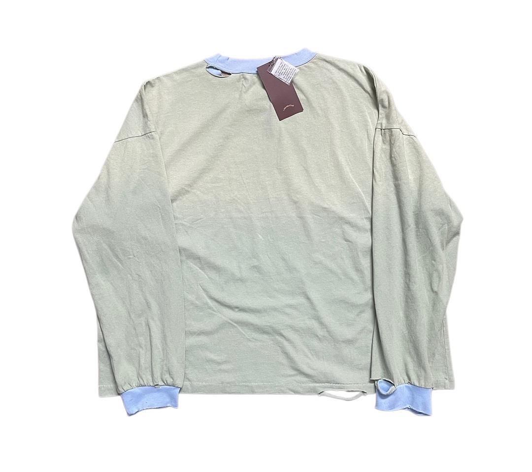 Unbranded 158 Paly Hollywood Long Sleeve T : Grey Green S M L - Image 4