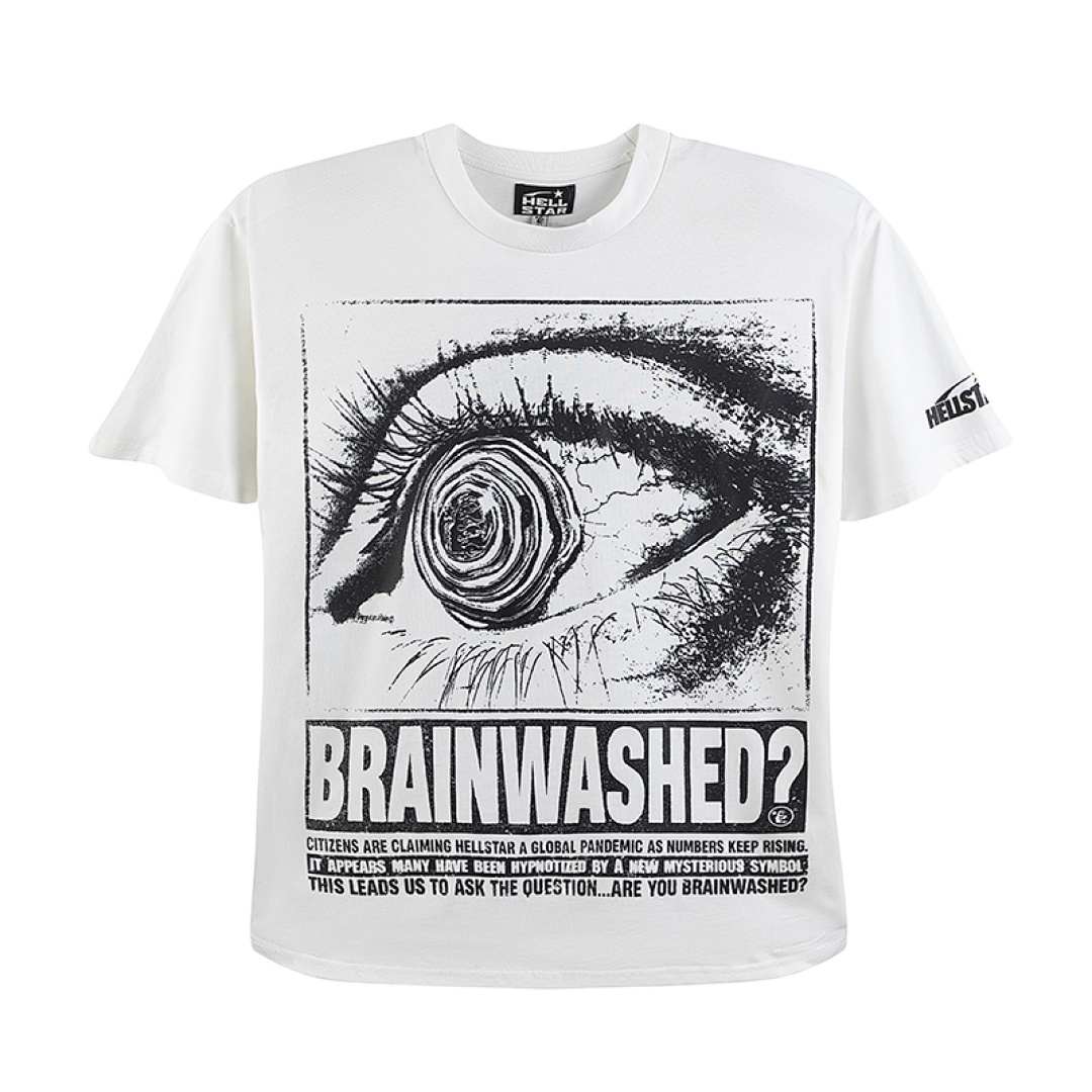 Off-White 128 Hellstar Logo Print Short Sleeve T Black Off White S-M-L-XL - Image 12