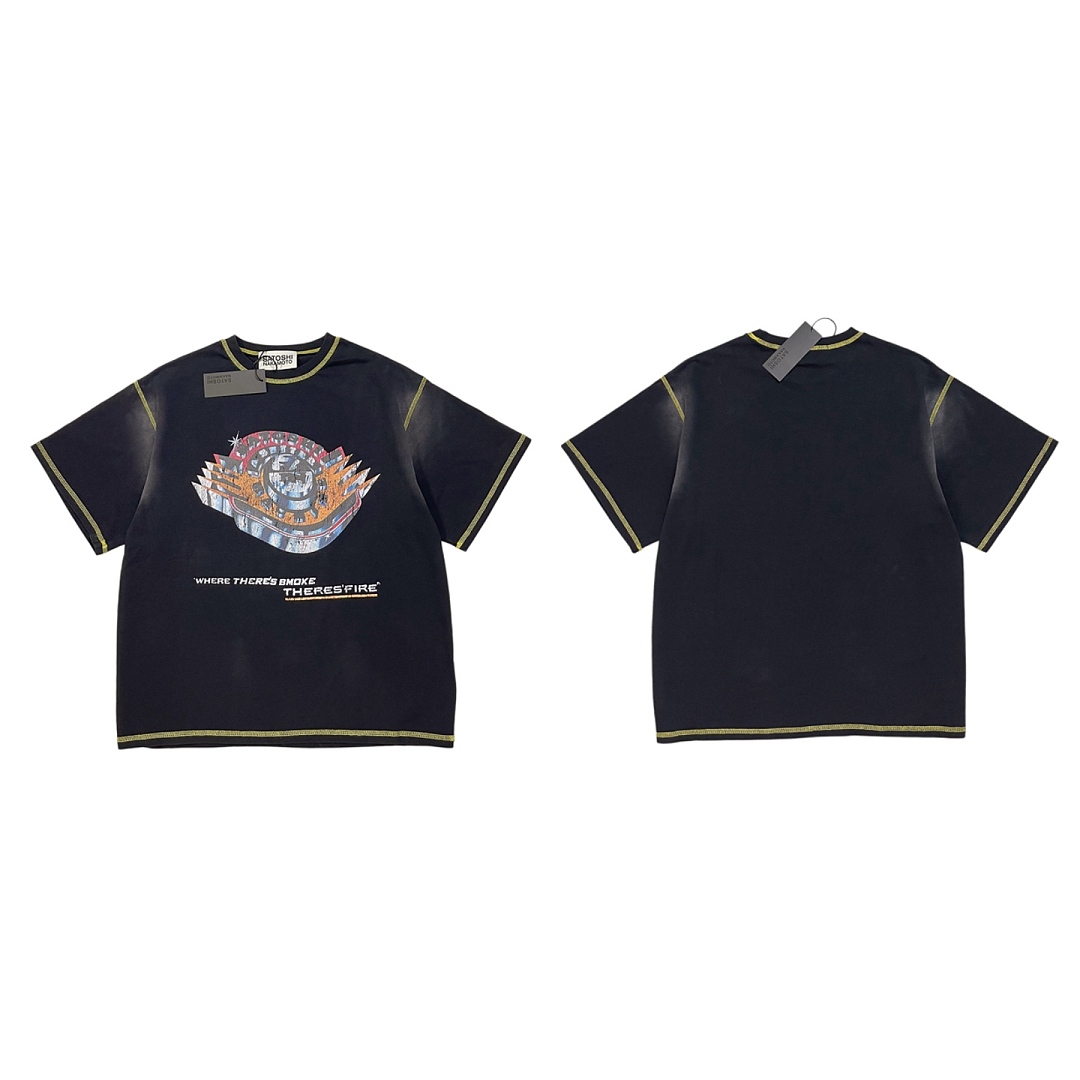 Unbranded 138 Satoshi Nakamoto Vintage Tee T Washed Black S M L - Image 3