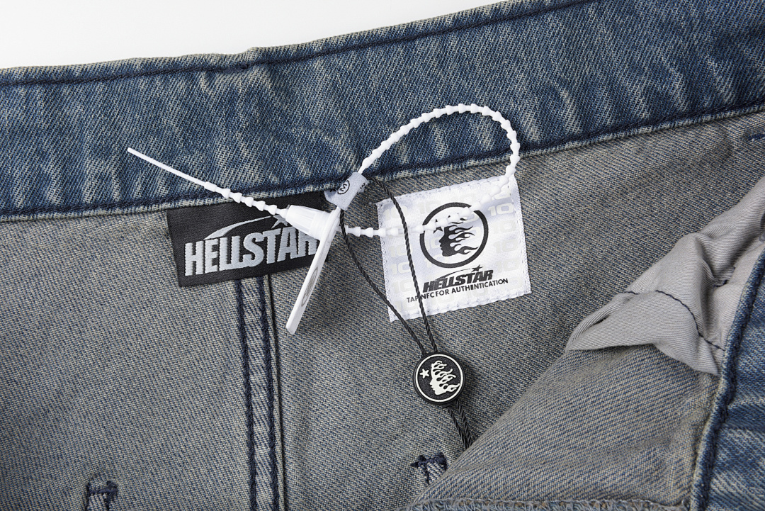 Hellstar 398 HELLSTAR STUDIOS Washed High Blue S-XL - Image 11