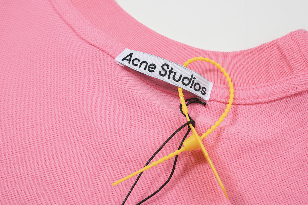 Acne Studios 128 AC LOGO Floral Short Sleeve T Pink White Grey Blue S-XL 8065# - Image 34
