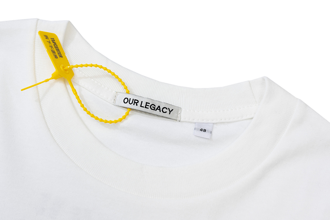 Unbranded 108 OUR LEGACY Work Shop Collab Spacedelicious Print Short Sleeve T White 46 48 50 52 3736# - Image 4