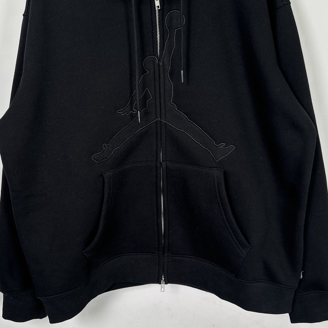 Supreme 368 ZIP UP HOODED SWEATSHIRT Buckle Embroidered Black Light Blue Red S-XL - Image 12