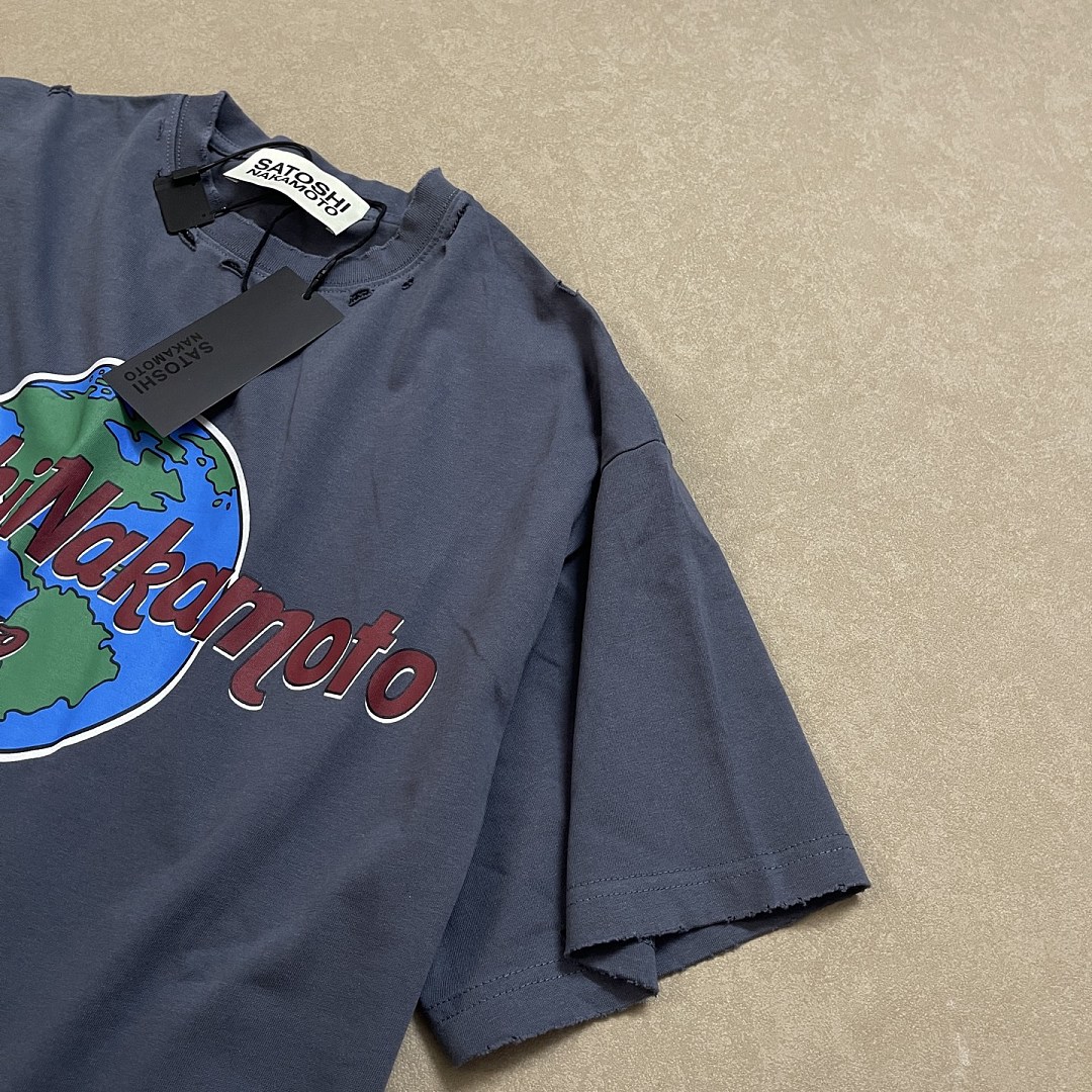 Unbranded 138 Satoshi Nakamoto 1969 Rock Tee Short Sleeve : Washed Grey S M L - Image 5