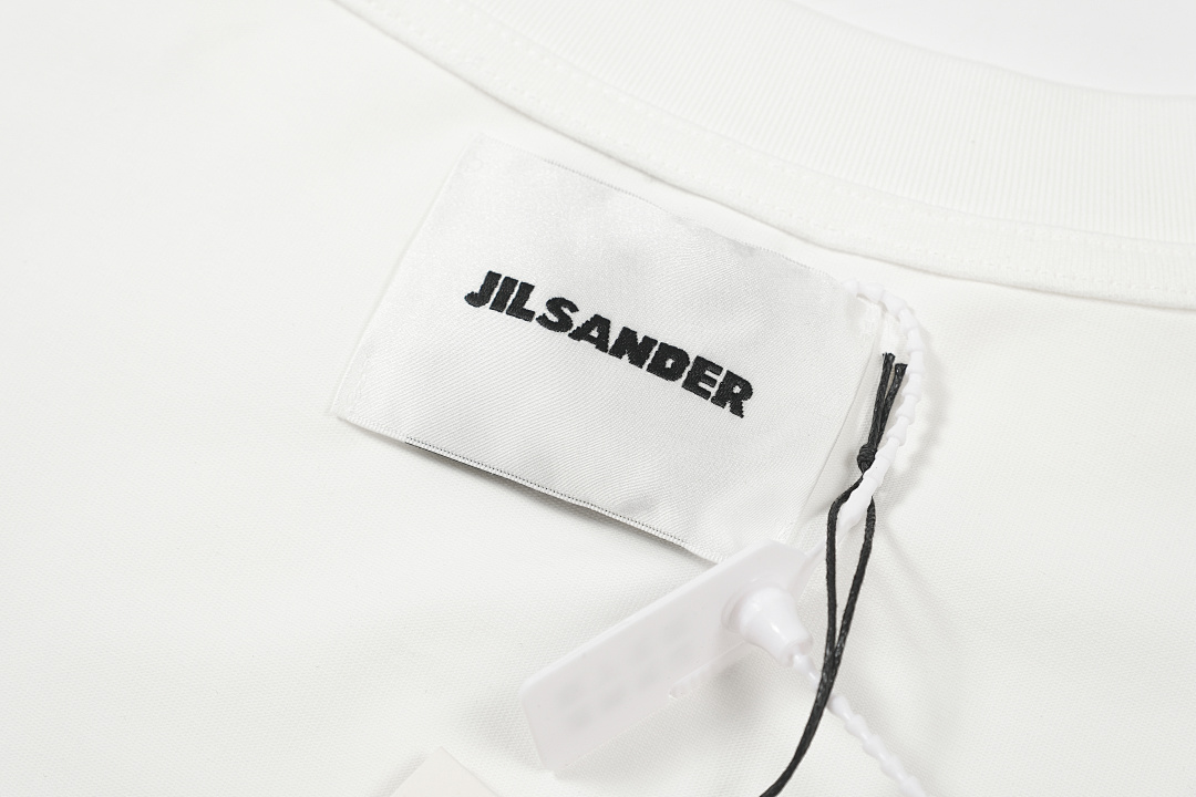 Unbranded 108 JIL SANDER Label Print Logo Short Sleeve T Black White Cream Apricot S-XL J9888# - Image 32