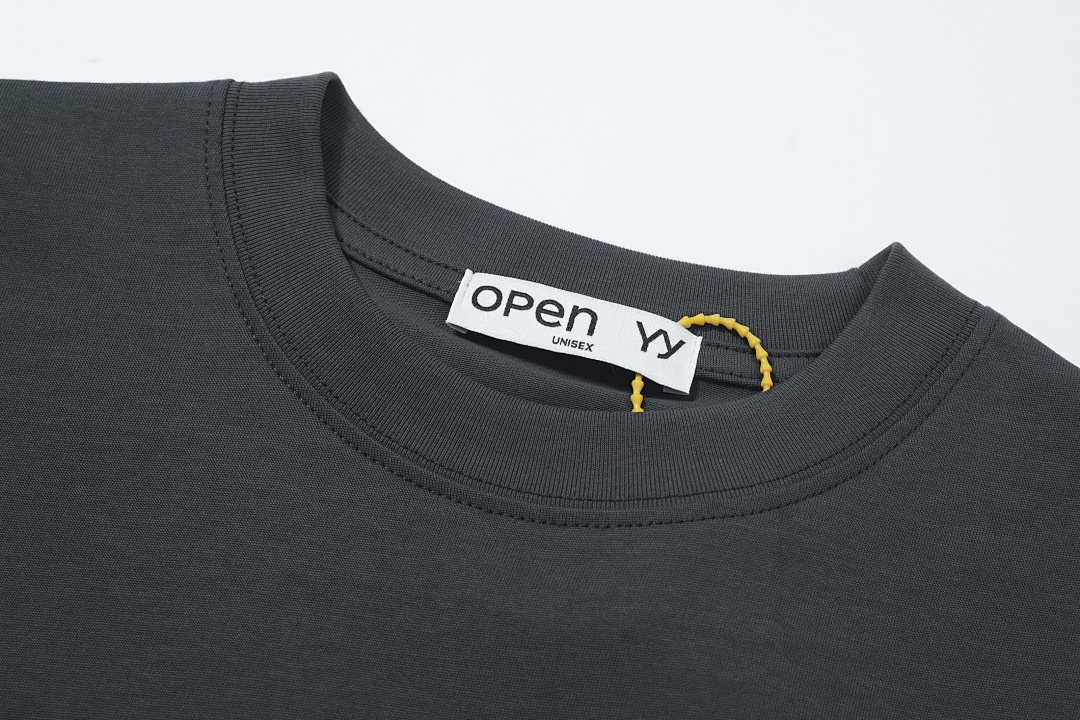 Unbranded 118 OPEN YY Limited Exclusive Print Short Sleeve T Grey S-L 8058# - Image 4
