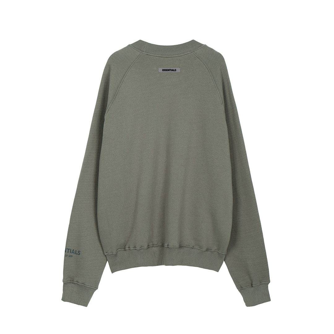 Essentials 98 FEAR OF GOD ESSENTIALS FOG Sleeve LOGO Collar White Blue Light Black Apricot High Grey Camel S-XL 6675# - Image 62