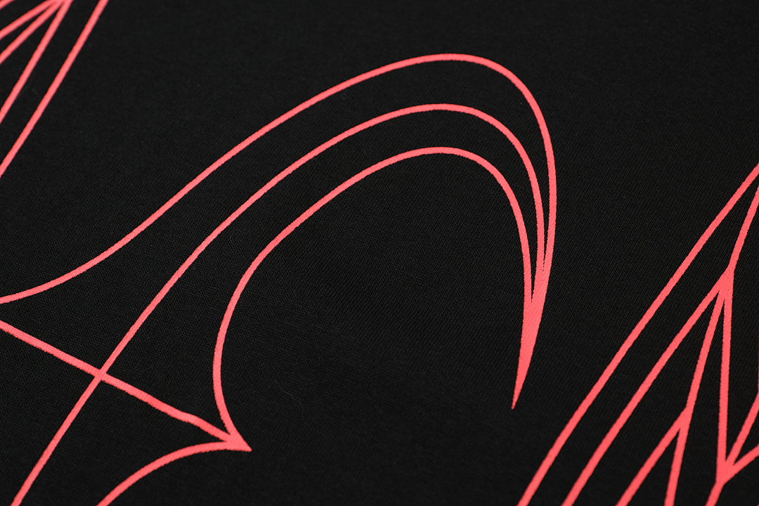 Christian Louboutin 108 THUG CLUB TCM T-SHIRTS LOGO Print Short Sleeve T Black White S-L 8009# - Image 7