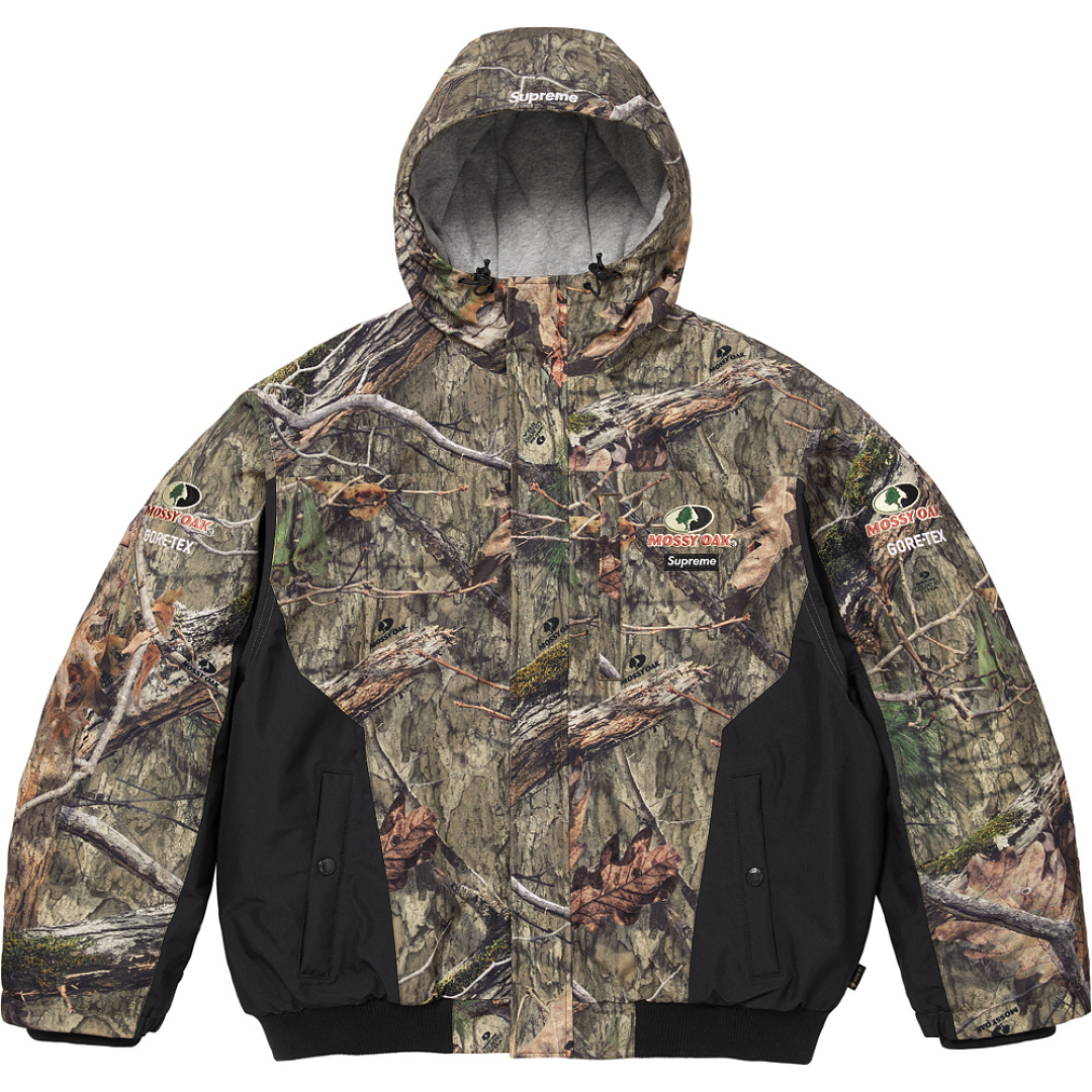 Bape 658 GORE TEX MOSSY OAK Black Camo Red S M L - Image 10