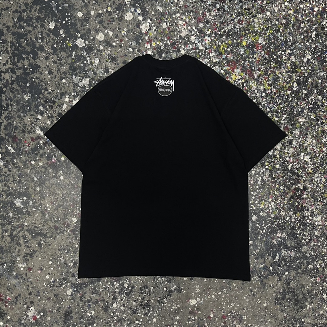 Stussy 108 Stu Color Grass City Short Sleeve T : Black White Grey Apricot S Ｍ L XL - Image 4