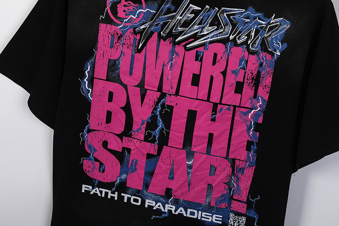 Hellstar 138 Hellstar SBrain Helmet Short Sleeve Washed T Water Black S-M-L-XL - Image 10