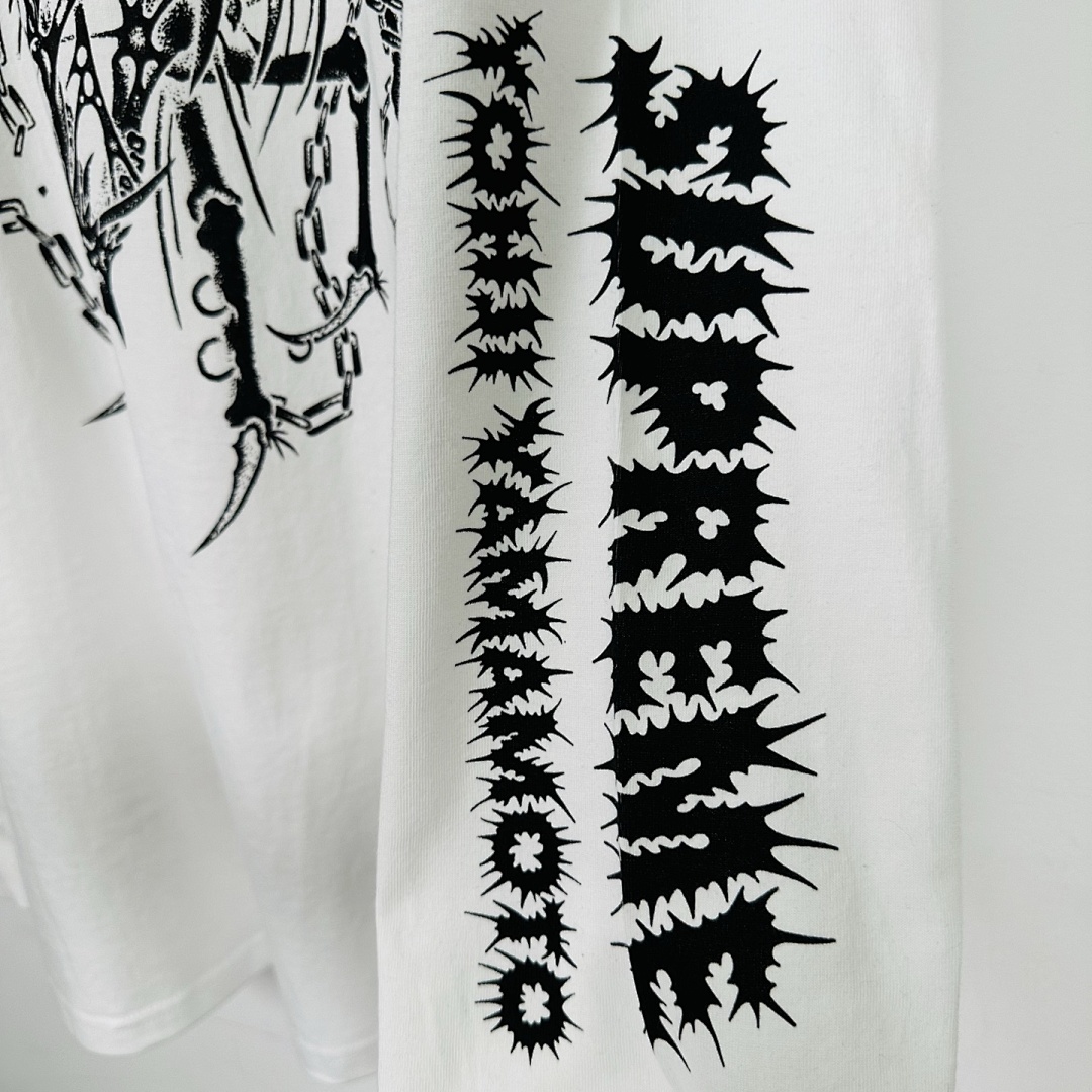 Supreme 178 Y'S Long Sleeve T Mountain Collab L/S TEE Double Print Black White S - Image 15