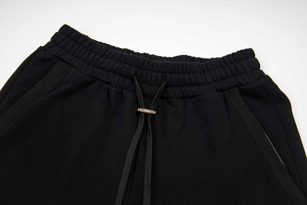 AMIRI 158 Wide Version Model Lace Short Black Grey S M L XL 9943# - Image 6