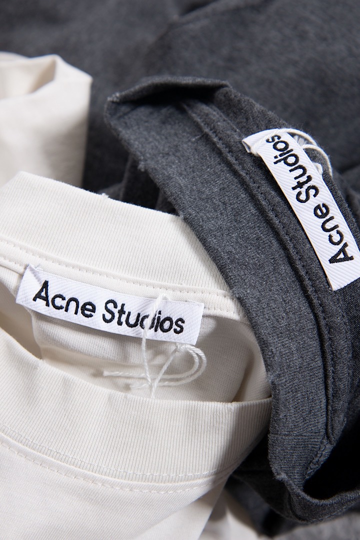 Acne Studios 158 AC Summer Gum Long Sleeve : White Black S-XL 3386 Small - Image 24