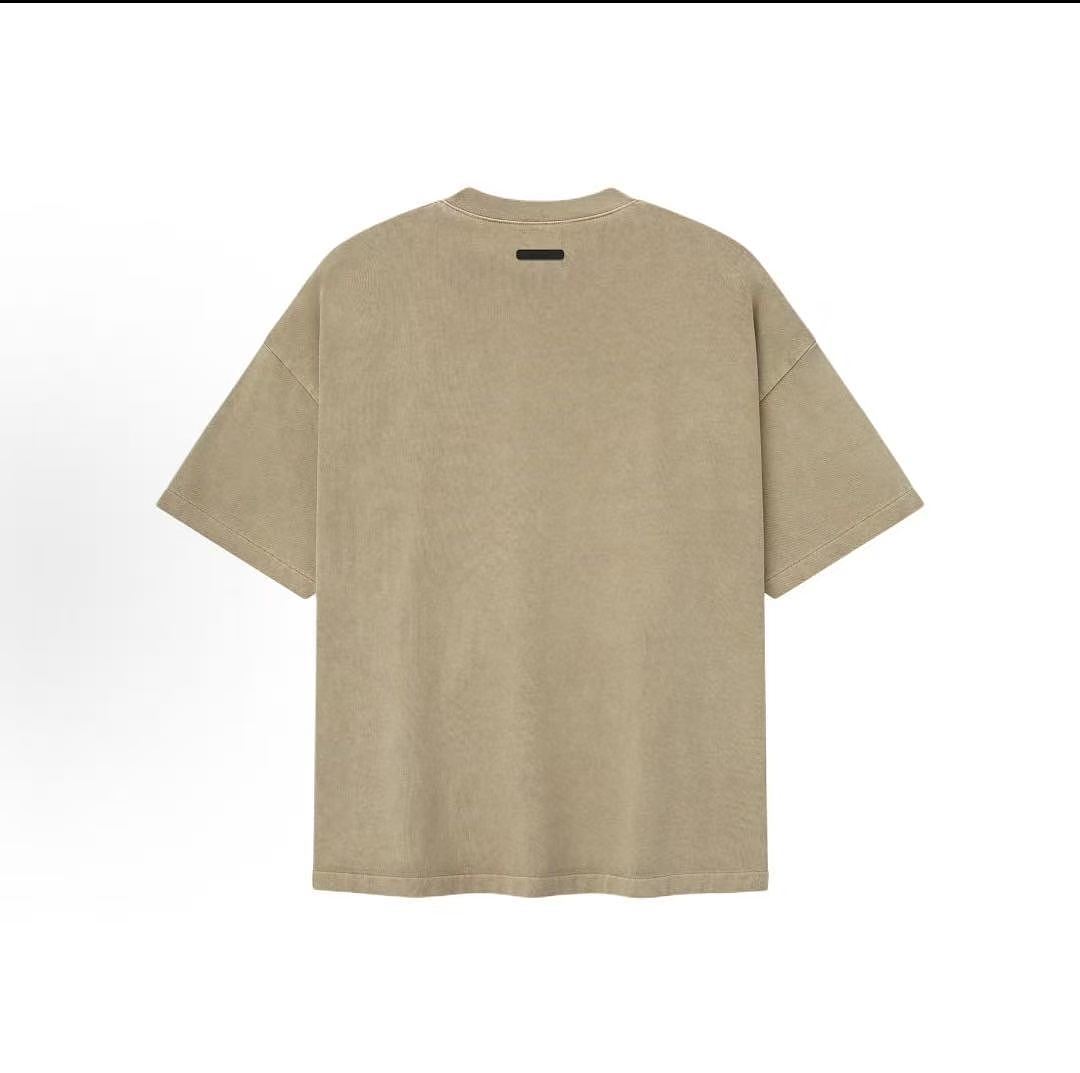 Essentials 128 Ess SS26 TRAINING Print Short Sleeve T Iron /FADED lRON GREY Sand DUNE SEAL : XS -XL - Image 10