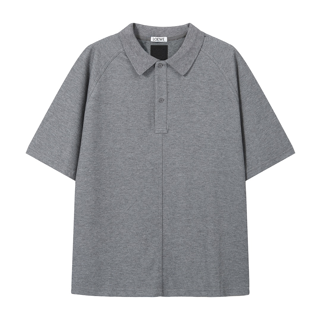 Ralph Lauren 158 L0E Wind Collar POLO Short Sleeve T Grey : S-XL E0002#
