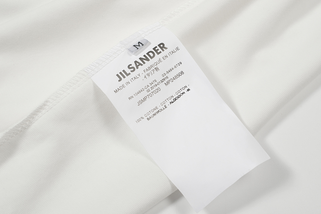 Unbranded 108 JIL SANDER Label Print Logo Short Sleeve T Black White Cream Apricot S-XL J9888# - Image 30