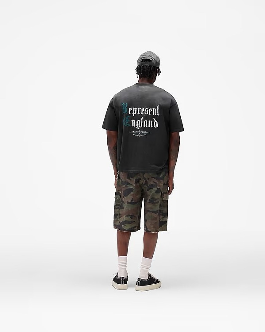 Off-White 128 REPRESENT New High Mens Womens Top Water Wide Short Sleeve T : S M L XL Off (White) - Image 20
