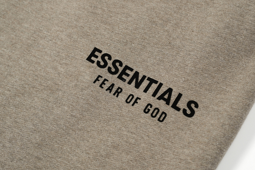 Essentials 178 Ess FALL24 HOLIDAY Fleece EssentialSweatpant Print Lace Up Velvet : Dark Mist Grey Light Black Desert Gold Brown :S-XL - Image 91