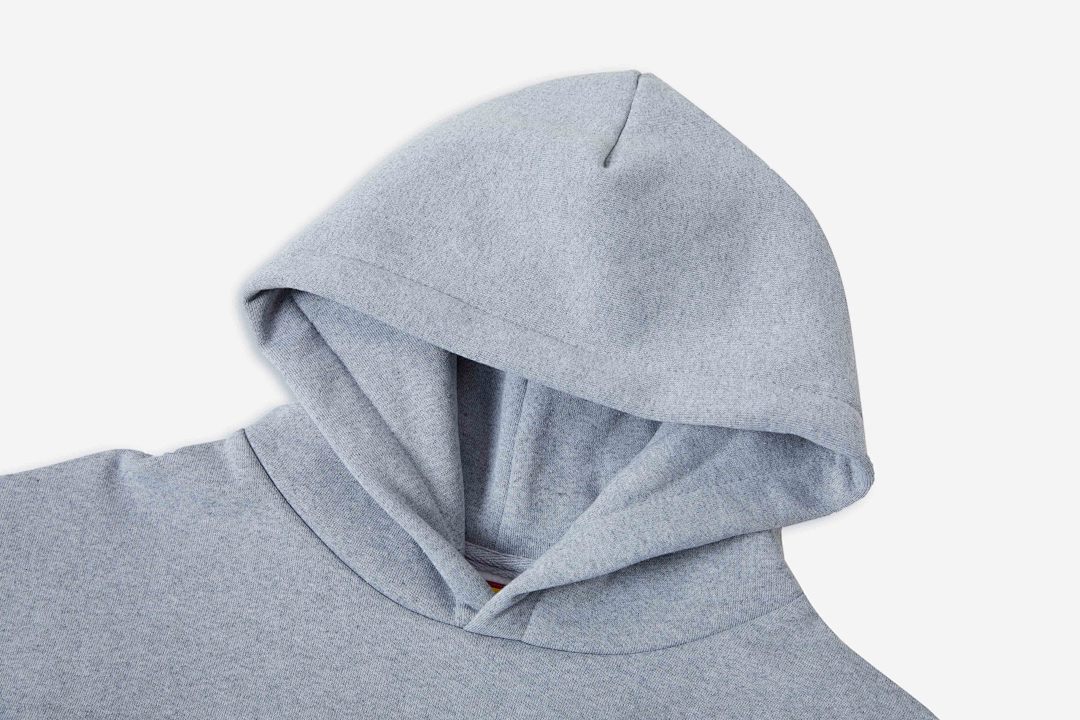 Human Made 218 HUMAN MADE HEART SWEAT HOODIE Logo Print Wide : Black White Light Grey S M L - Image 8