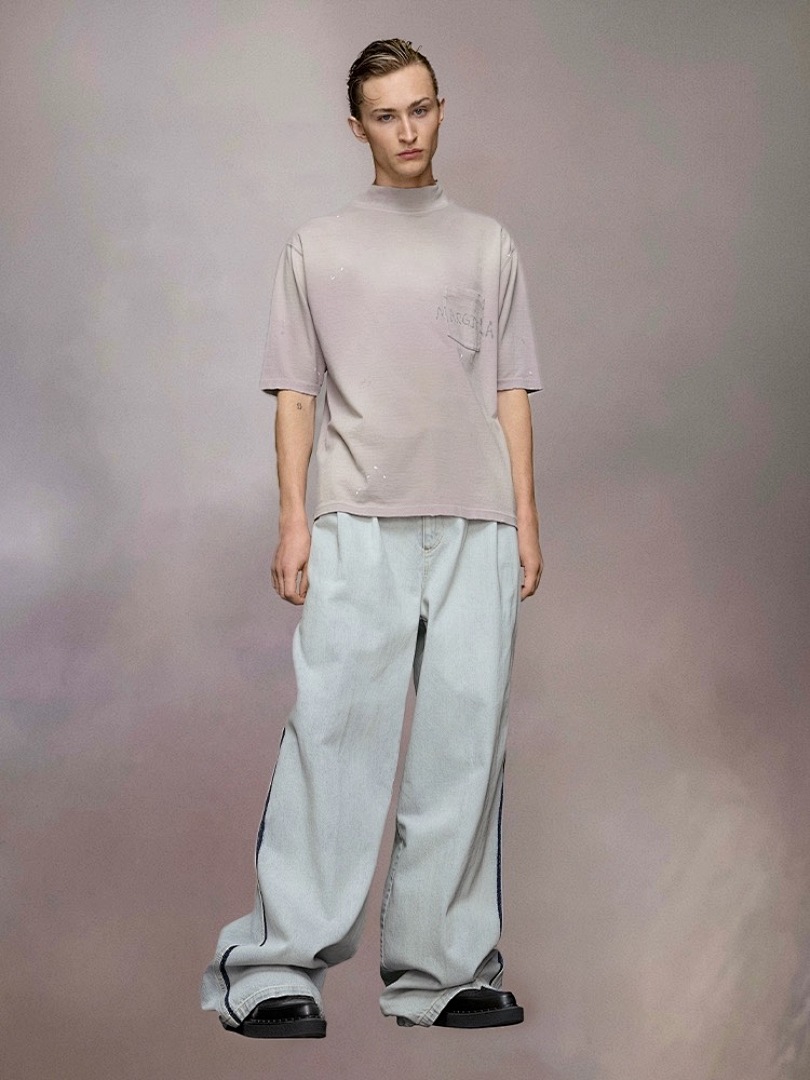 On Running 128 MM6 Maison Margiela Short Sleeve T Apricot Purple 46 48 50 52 8027# - Image 35