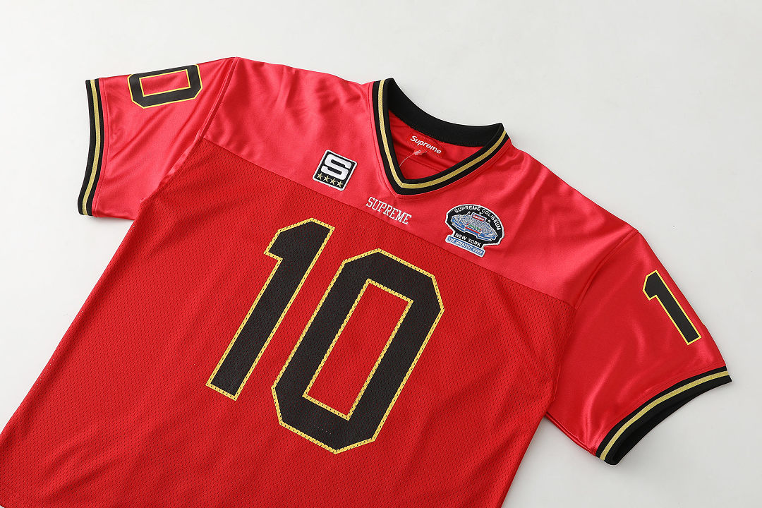 Supreme 268 SS26 WEEK1 Find God Football Jersey Embroidered Floral Mens Womens : White, Red, Black S-XL - Image 36