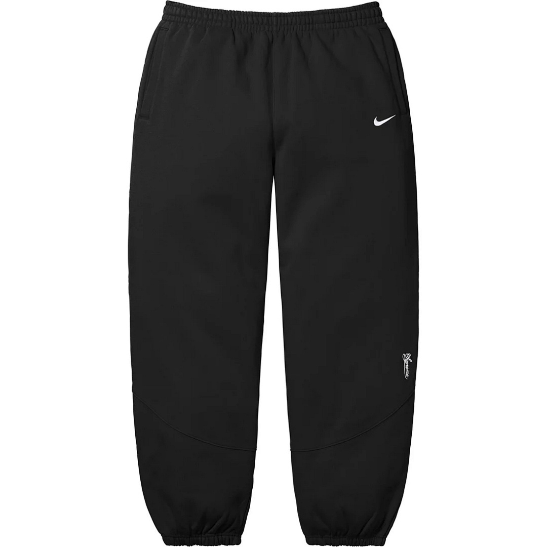 Supreme 368 SWEATPANT Embroidered LOGO Wide Black Grey Red S-XL - Image 6
