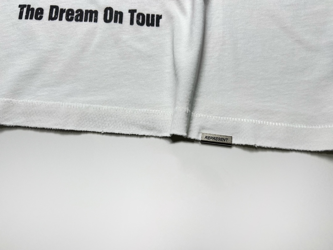 Represent 148 REPRESENT New High Mens Womens Top Wide Short Sleeve : S M L XL (White) - Image 12
