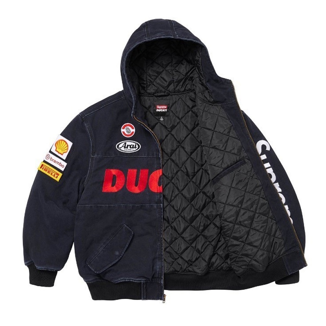 Supreme 658 DUCATI SS24 HOODED RACING JACKET S-XL