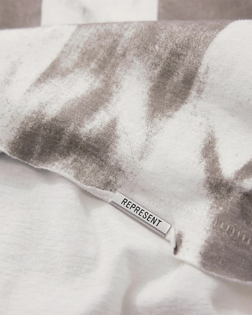 Off-White 158 Represent Halo Striped Long Sleeve 93 No : S M L XL Off (White) - Image 7