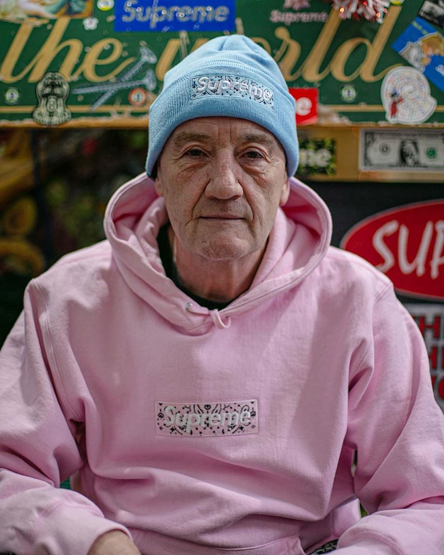Supreme 248 Fruit Floral Embroidered Label SUP Bandana Box Logo Hooded Sweatshirt BOXLOGO Velvet Black Grey Red Pink Sky Blue S-XL S303# - Image 99