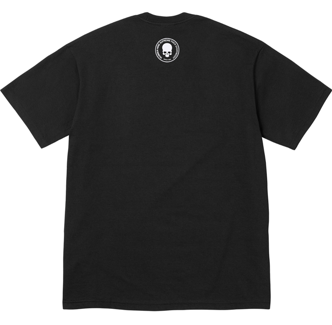 Supreme 138 NUMBER INE Collab MANSON TEE Top Print Short Sleeve Black White S (N) - Image 3