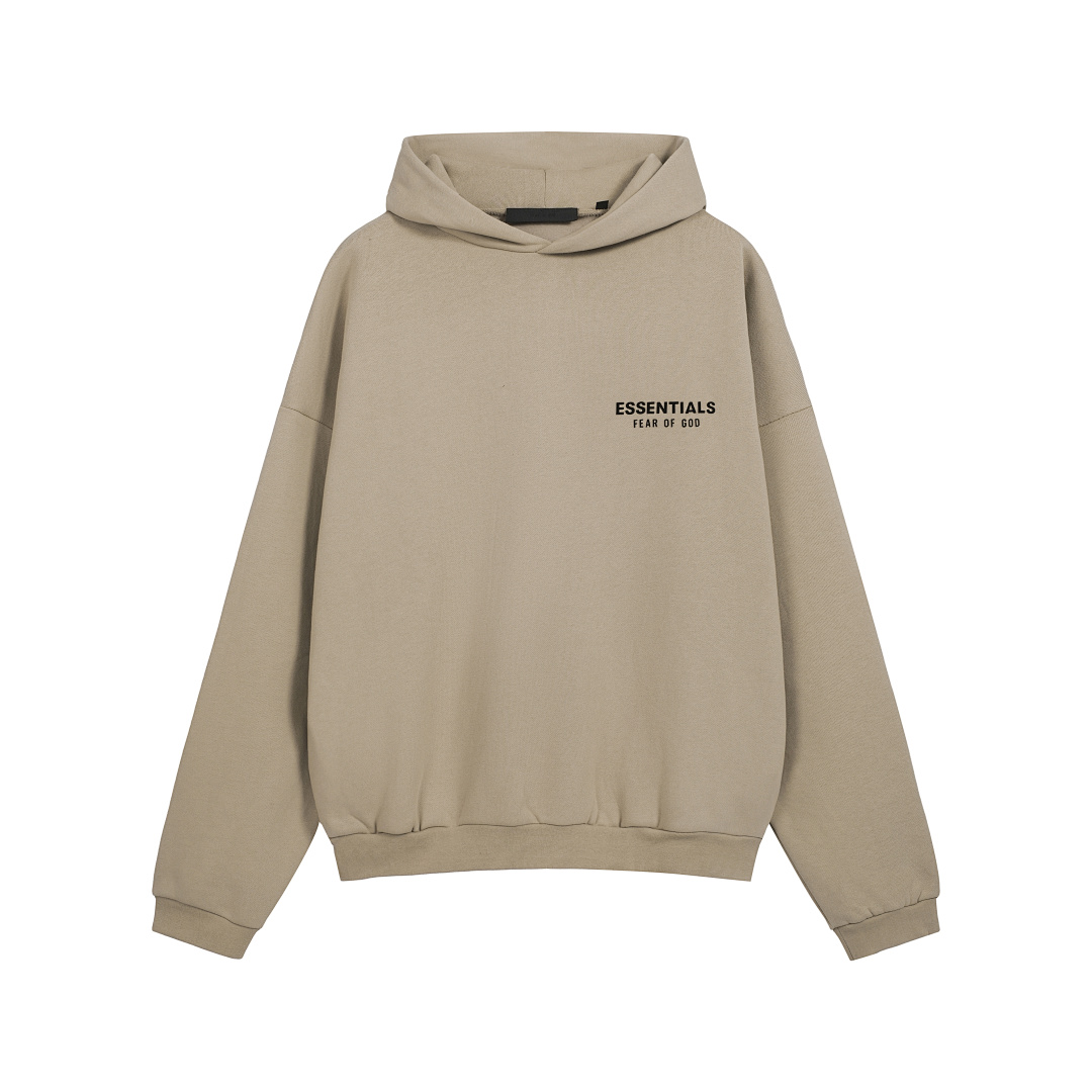Essentials 228 Ess FALL24 HOLIDAY Fleece Hoodie Gum Velvet : Dark Mist Grey Light Black Desert Gold Brown :S-XL - Image 53