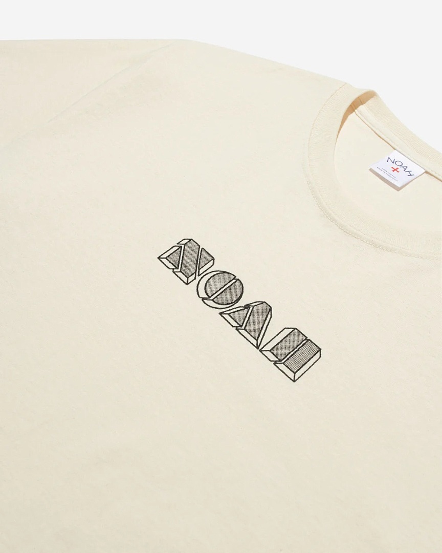 Unbranded 98 NOAH Dottie Logo Tee Print Short Sleeve T : Yellow Sky Blue Beige S M L - Image 7