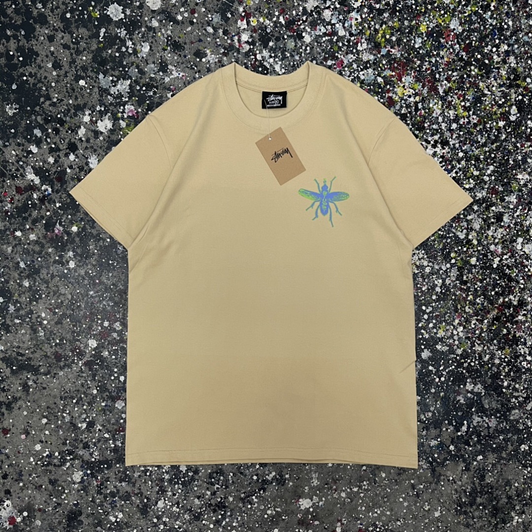 Stussy 108 Stu Print Short Sleeve T : Black White Apricot S Ｍ L XL XXL - Image 6