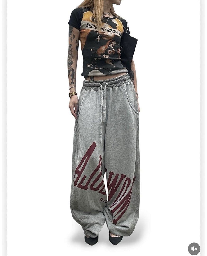 Unbranded 238 Mowalola Long Grey S M L K6045# - Image 22