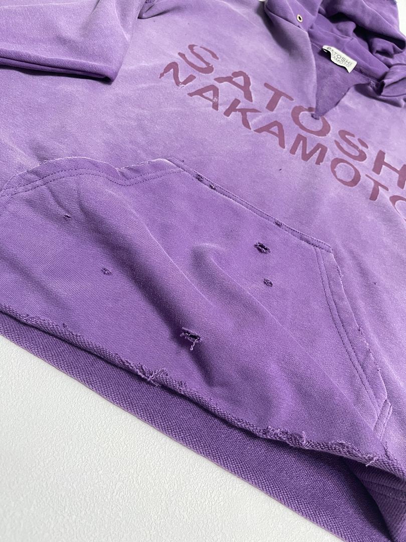 Unbranded 258 SatoshiNakamoto Destructo : Purple Green Washed Black S M L - Image 34