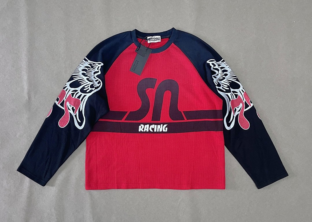 Unbranded 148 SATOSHI NAKAMOTO SN Racing Wind Long Sleeve T : Blue Red S M L - Image 19