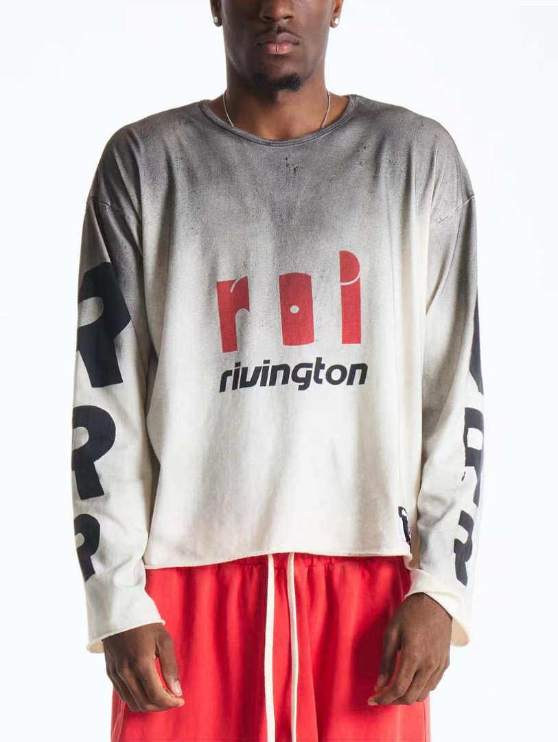 Off-White 148 RIVINGTON Roi Rebis Amor Enemy LS Gradient Long Sleeve T : Off White S M L - Image 19
