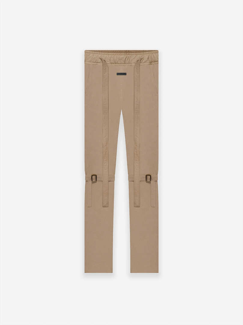 Essentials ON SALE128 FEAR OF GOD Bondage Pant Strap Lace Buckle Camel Khaki Black S-XL 6039#