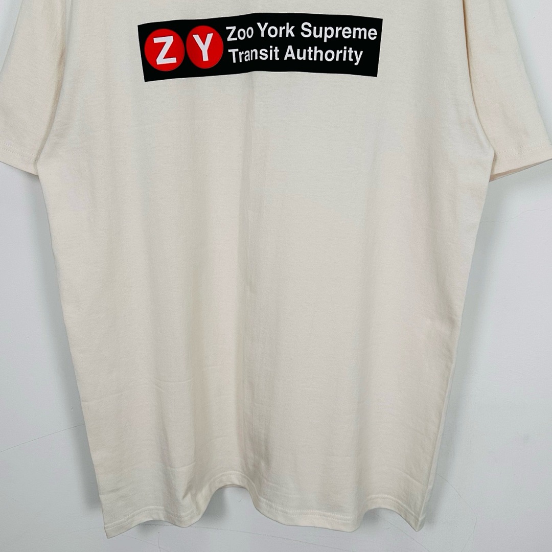 Off-White 128 ZOO YORK TRANSIT TEE T Short Sleeve Black Off White S-XL - Image 17