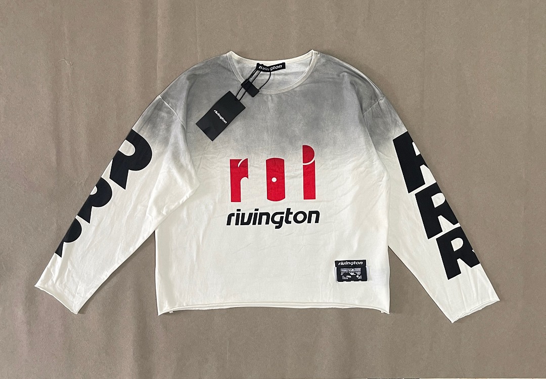 Off-White 148 RIVINGTON Roi Rebis Amor Enemy LS Gradient Long Sleeve T : Off White S M L - Image 6
