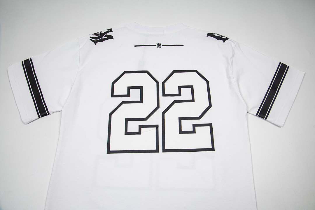 AMIRI 118 Wide Version Model Short Sleeve T Logo 22 Limited Exclusive Print High Wind Black White S M L XL 9909# - Image 28