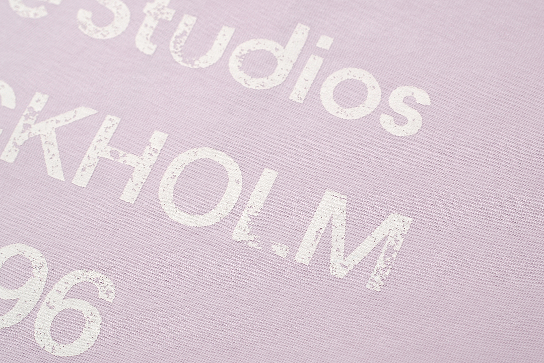 Acne Studios 128 AC LOGO Print Long Sleeve T Pink Black White Olive Green Dark Blue Red Spring Purple S-XL 3286# - Image 57