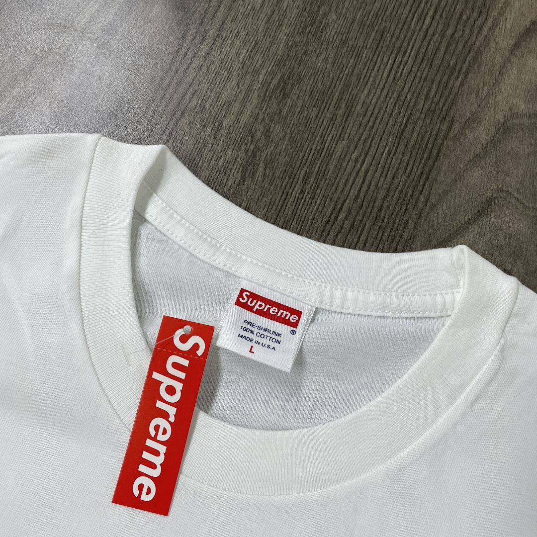 Supreme 118 Sup 21FW Box Logo Tee Collab Short Sleeve T White S M L - Image 5