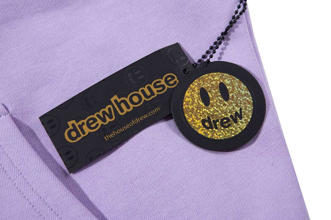 Drew House 228 DREW HOUSE SSENSE Exclusive Painted Mascot Hoodie Collab Limited Embroidered Velvet Black Purple S M L - Image 17