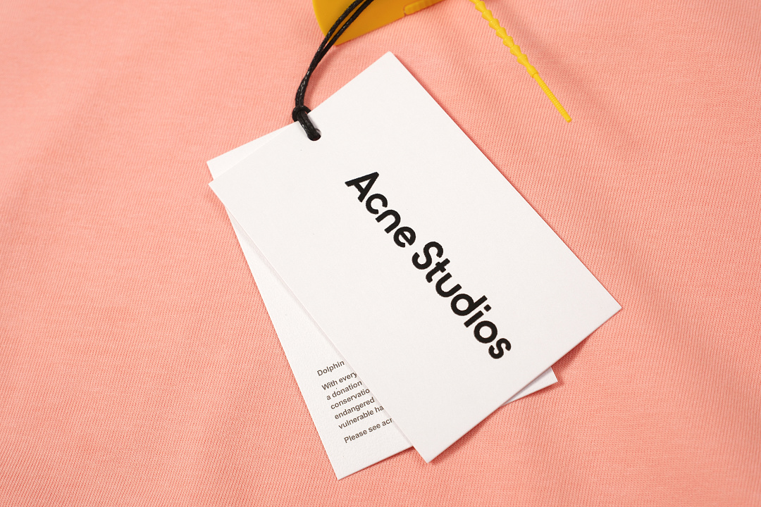Acne Studios 128 AC LOGO Print Long Sleeve T Pink Black White Olive Green Dark Blue Red Spring Purple S-XL 3286# - Image 16